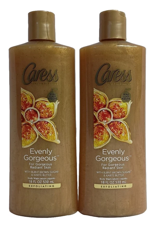 3x Caress Evenly Exfoliating Body Wash 18 Oz Priority