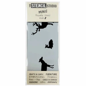 Stencil MiNiS - Deer Stag Fawn stencil -Reusable Stencils for Crafts & DIY 10522 - Picture 1 of 4