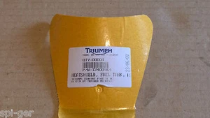 Speedmaster America Genuine Triumph New Fuel Tank Rear Heat-Shield P/No T2400964 - Picture 1 of 4