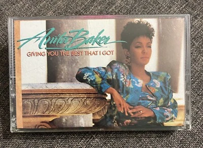 Anita Baker “Giving you the Best That I Got” Tape Cassette Album Elektra 1988 - Image 1 of 4
