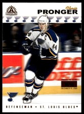 2001-02 Pacific Adrenaline PREMIERE DATE /62 Chris Pronger St. Louis Blues #161