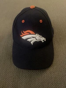 Denver Broncos Hat Cap Navy Blue by Logo Athletics NFL Football snapback - Picture 1 of 4