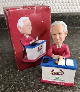 St Louis Cardinals Jack Buck Bobblehead w/ Voice Chip SGA w/ Box - Picture 1 of 12