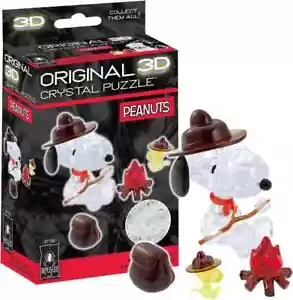 , Peanuts Snoopy Campfire Original 3D Crystal Puzzle, Based on Characters fro... - Picture 1 of 2