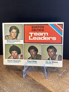 Topps Dave Cowens 1975 117 en muy buena condición Paul Silas Jo White Baloncesto Boston Celtics - Imagen 1 de 2
