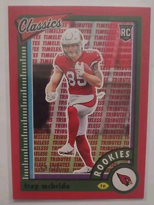 2022 Panini Classics Timeless Tributes Red Trey McBride Rookie 68/75 - Image 1 of 2