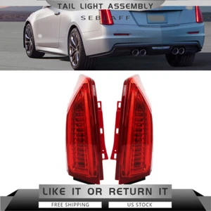 Par de luces traseras LED cromadas para Cadillac ATS 2013-2017 - Imagen 1 de 12