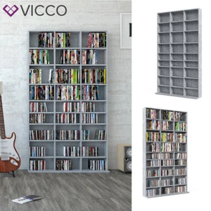 Vicco estantería de pared estantería de CD DVD estantería de pie estantería de - Imagen 1 de 7