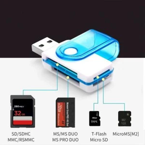 4 w 1 na USB Multi-Card Adapter karty pamięci Czytnik 128GB-Sup Sell- - Zdjęcie 1 z 6