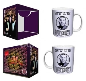 The Three Stooges Curly Nyuk University 11 oz Ceramic Coffee Mug NEW UNUSED - Picture 1 of 1