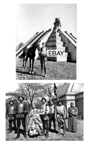 CAPTAIN FROM CASTILE 1947 MOVIE PHOTO LOT (2) TYRONE POWER CORTEZ MEXICO EPIC - Picture 1 of 1