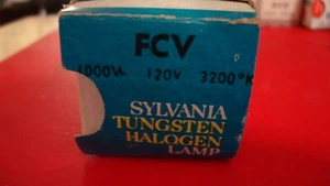 FCV 1000 WATT  Q1000/4 STUDIO LAMP (SYLVANIA BRAND) - Picture 1 of 3