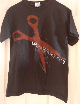 Camisa Vintage Negra Linkin Park LP Underground 7 Pequeña Foto 1 de 4