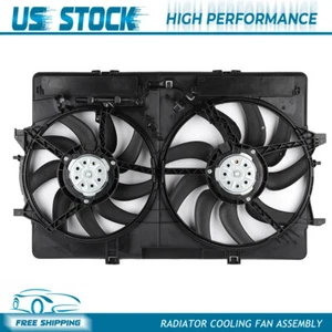 For Audi A4 A5 Quattro Q5 S4 2009-2015 Radiator Cooling Fan Assembly 620-839 OEM - Picture 1 of 16