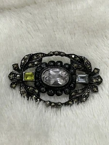 brosche amethyst silber - Bild 1 von 9