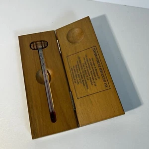 Lespirit & Levin Französisches Weinthermometer mit Holzetui Vintage - Bild 1 von 6