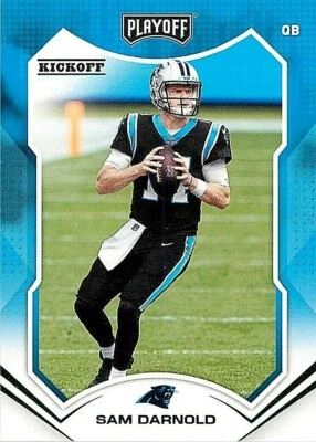 2021 Playoff Kickoff #157 Sam Darnold PANTHERS - Image 1 of 2