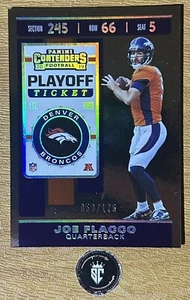 Joe Flacco 2019 Panini Contenders Playoff Ticket /175 #45 Denver Broncos - Photo 1/3