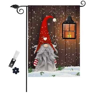 Christmas Garden Flag 12x18 Double Sided - Picture 1 of 4