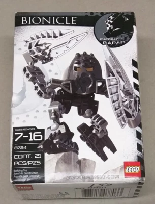 LEGO Bionicle 8724 Garan ¡NUEVO! Máscara negra Matoran Toa Whenua Foto 1 de 4