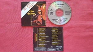 ELTON JOHN "Solo Exitos" VERY RARE & UNIQUE Mexican CD 1990 NO BAR CODE! - Picture 1 of 2