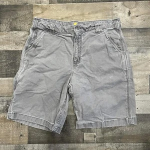Carhartt Shorts Mens 36 Gray Work Wear Relaxed Fit - Picture 1 of 7