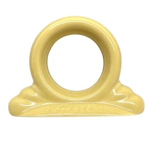 Fiesta Napkin Ring Yellow Post 86 Contemporary Homer Laughlin HLC Retired 2002 - Picture 1 of 5