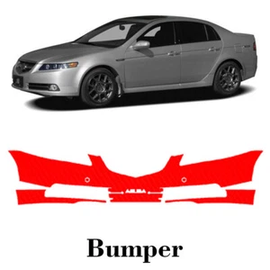 Front bumper PreCut PPF Paint Protection Film For Acura TL Type S 2007-2008 - Picture 1 of 7