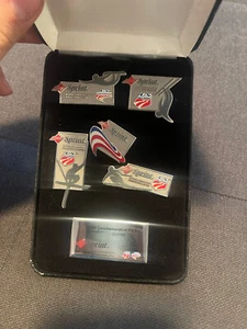 2002 Salt Lake Olympics Sprint Commemorative Pin Set Limited Edition. - Bild 1 von 2