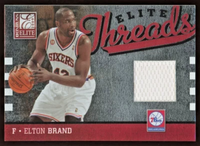 Camiseta Donruss Elite Threads Prime #37 17/99 ELTON BRAND 2009-10 - Imagem 1 de 2