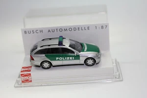 Busch  MB C-Klasse T-Modell Polizei Baden-Württemberg 49151  NEU.OVP 1:87 - Bild 1 von 1