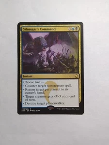 MISPRINT | MISCUT MTG Magic the Gathering - DTK - Silumgar's Command - Picture 1 of 3