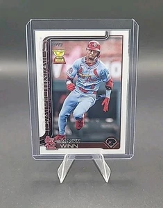 2025 Topps Series 1 Masyn Winn #22 St. Louis Cardinals - Picture 1 of 2