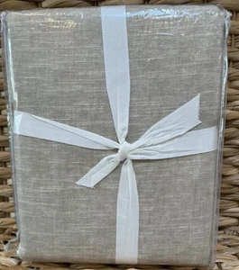 Pottery Barn Seaton Textured BLACKOUT Grommets Oatmeal 50X 108 Curtain Panel - Picture 1 of 6