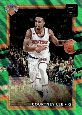 Donruss Courtney Lee 100 2017 como nuevo Green Flood baloncesto New York Knicks Foto 1 de 2