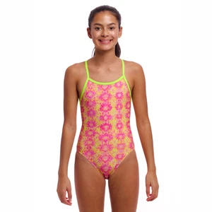 Funkita Girls Poison Pink ECO Single Strap One Piece Swimwear, Girls Full Piece  - Picture 1 of 5