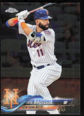 2018 Topps Chrome Update Edition  #HMT51 Jose Bautista   - FREE SHIP - Image 1 of 2