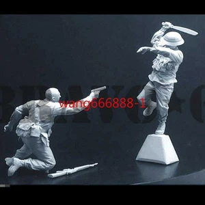 1/35 Resin figures Model US Soldier Nam War 2 Figures unpainted unassembled - Picture 1 of 3