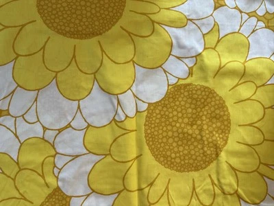 Ikea KRANSMALVA Majsol 70s Retro Vibes Big Yellow Flowers Floral Pillowcase NWOT - Image 1 of 4