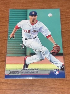 2014 Topps Stadium Club - #140 Mookie Betts (RC) Rookie Karte Boston Red Sox - Bild 1 von 3