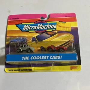 Micro Machines Coolest Cars 64 VW Bug Ferrari 250 TR Vintage Antique collectible - Picture 1 of 4