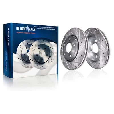 Передние перфорированные тормозные диски Detroit Axle 277 мм для Subaru Legacy Impreza F - Изображение 1 из 4
