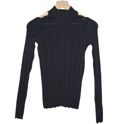 Suéter de cuello Skivvy para mujer Dion Lee en negro talla US 6 Foto 1 de 4