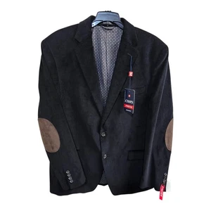 Chaps Ralph Lauren Black Corduroy Sportscoat Jacket Size 44R – New With Tags - Picture 1 of 19