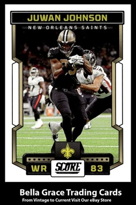 2023 Panini Score Juwan Johnson #56 New Orleans Saints NFL Football - Image 1 of 2