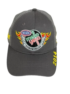 Cappello/Cappello NHRA 2014 Grigio Sicurezza Staff Giallo Morbido Drag Racing Series NUOVO - Foto 1 di 5