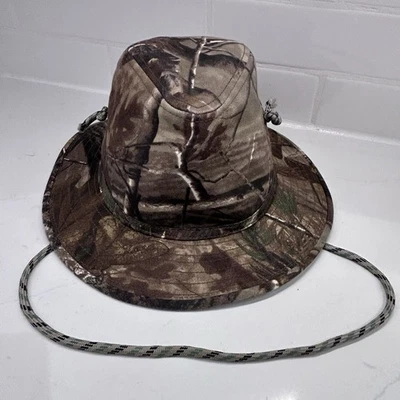 Sombrero Camuflaje REALTREE Signatures Talla S/M Boonie Camping Caza Exterior Hombres Malla Foto 1 de 4