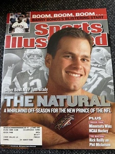 Tom Brady April 15 2002 Sports Illustrated magazine PATRIOTS 1ST COVER ONLY - Picture 1 of 1
