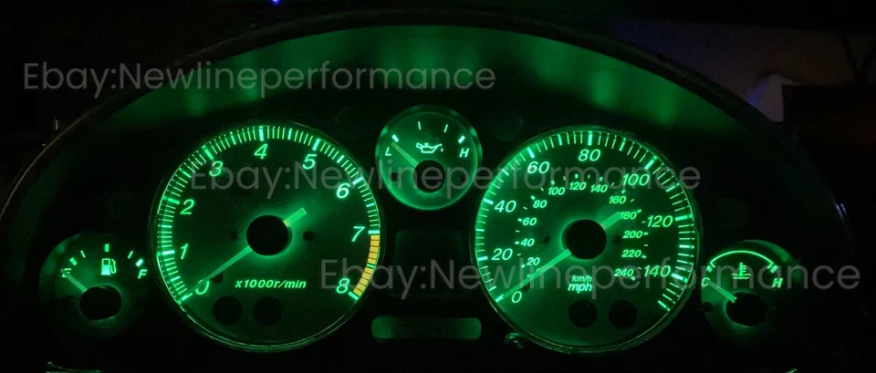 Kit Bombilla LED Cluster Verde Compatible con MX-5 Mazda Miata NB2 2001-2005 Foto 1 de 1