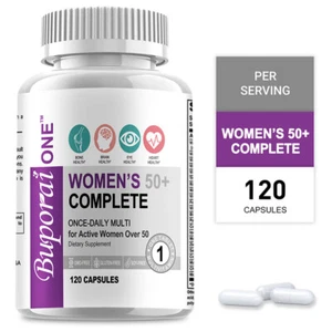 Women’s 50+ Complete - MultiVitamin- Anti-aging, Smooth Skin, Healthy Eyes - Picture 1 of 13